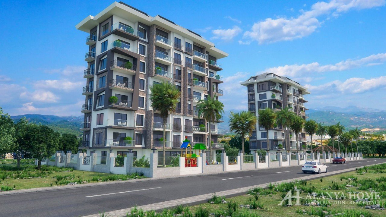 Tekiolu Demirtaş Аланья Анталия Турция покупка продажа меблированной двухкомнатной квартиры в новом 